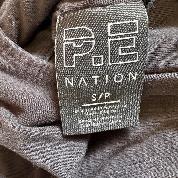 P.E Nation Bra Top Crop Top  Women’s Size Small Black - Picture 7 of 9